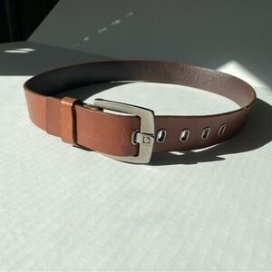 Kenneth Cole Reaction Tan Leather Belt Size XL